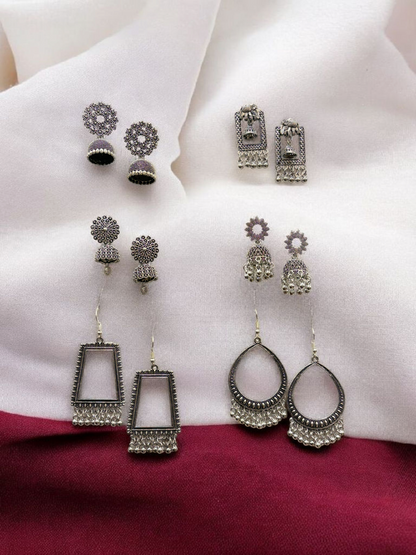 Timeless Traditional Set of 6 Earrings