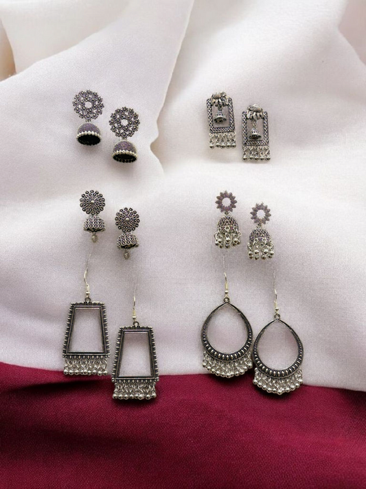 Timeless Traditional Set of 6 Earrings