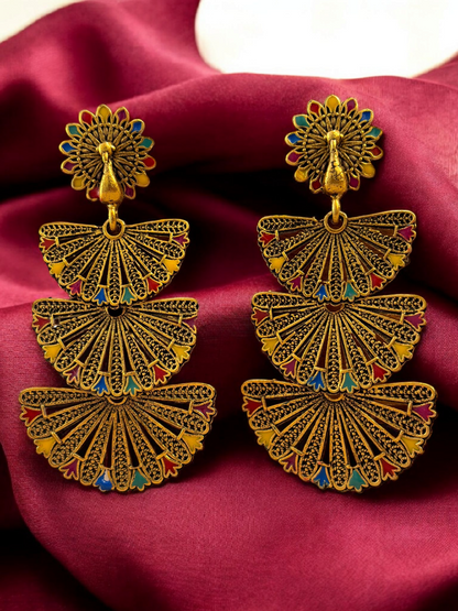 Vintage Elegance Combo Set of 6 Earrings