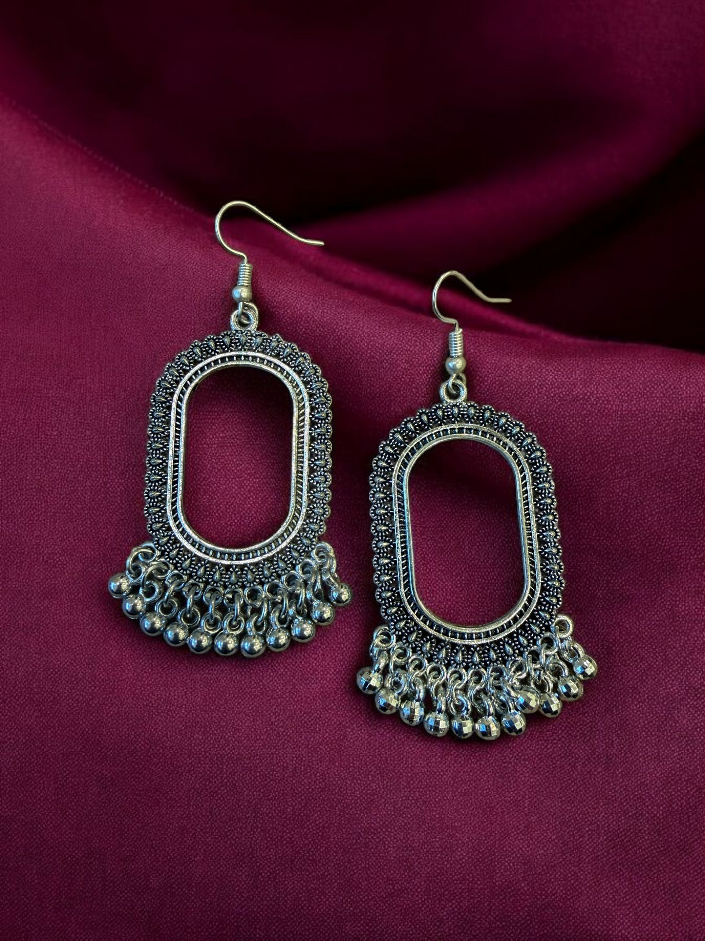 Shape Story Set of 6 Oxidized Earrings